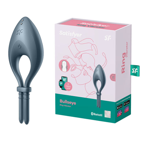 Satisfyer Bullseye - Navy - Navy Vibrating Adjustable Lasso Cock Ring buy online Australia