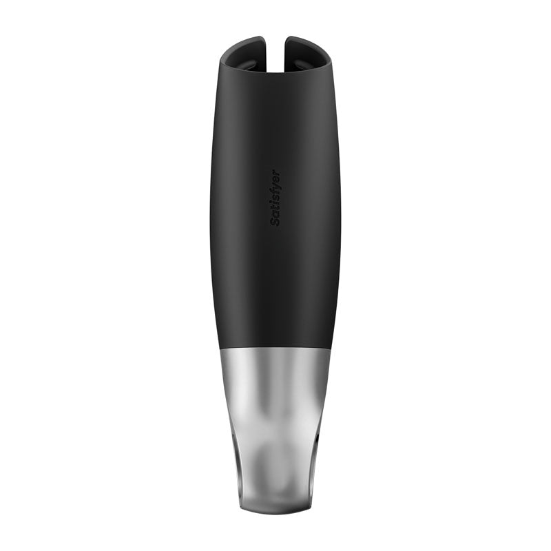 Satisfyer Power Masturbator - Black Vibrating Masturbator with App Control