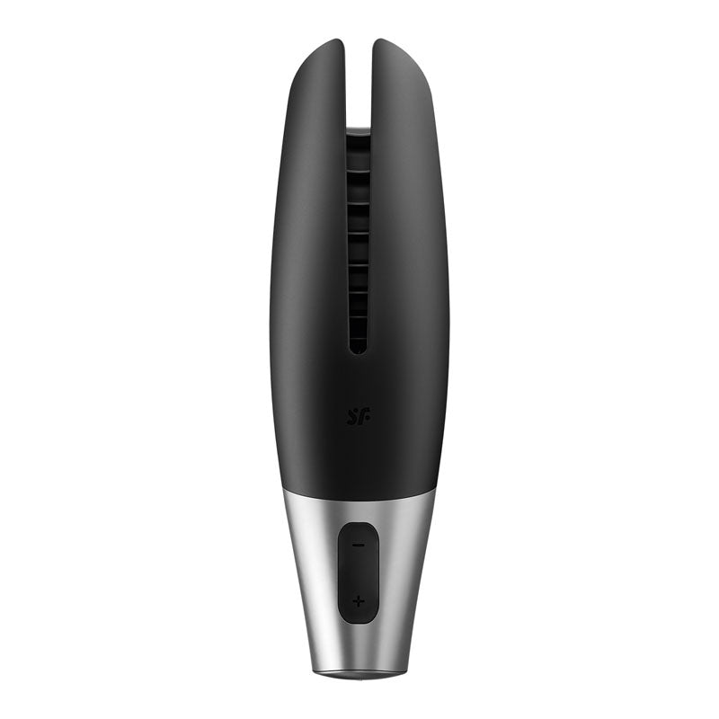 Satisfyer Power Masturbator - Black USB Rechargeable Vibrating Masturbator with App Control — view 8