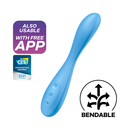Satisfyer G-Spot Flex 4 - Blue Vibrator with App Control buy online Australia
