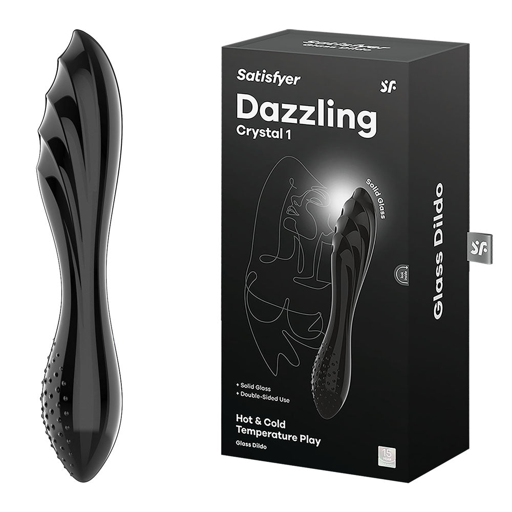 Satisfyer Dazzling Crystal 1 - Black buy online Australia