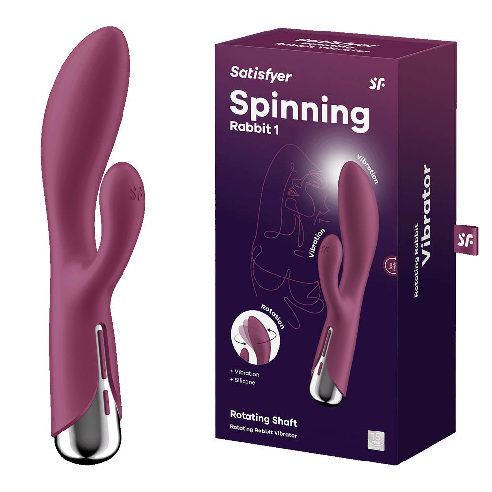 Satisfyer Spinning Rabbit 1 - Red buy online Australia