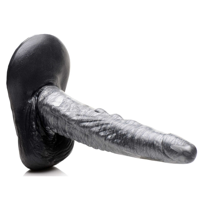 Creature Cocks The Gargoyle Rock Hard Silicone Dildo - Silver 23.6 cm Dildo — view 6