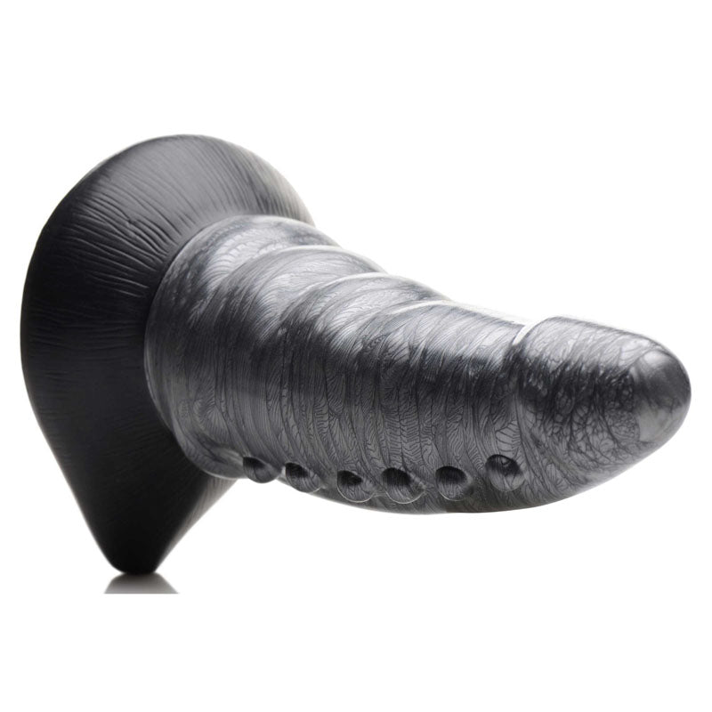 Creature Cocks Beastly Tapered Bumpy Silicone Dildo - Silver 21 cm Bumpy Dildo — view 6