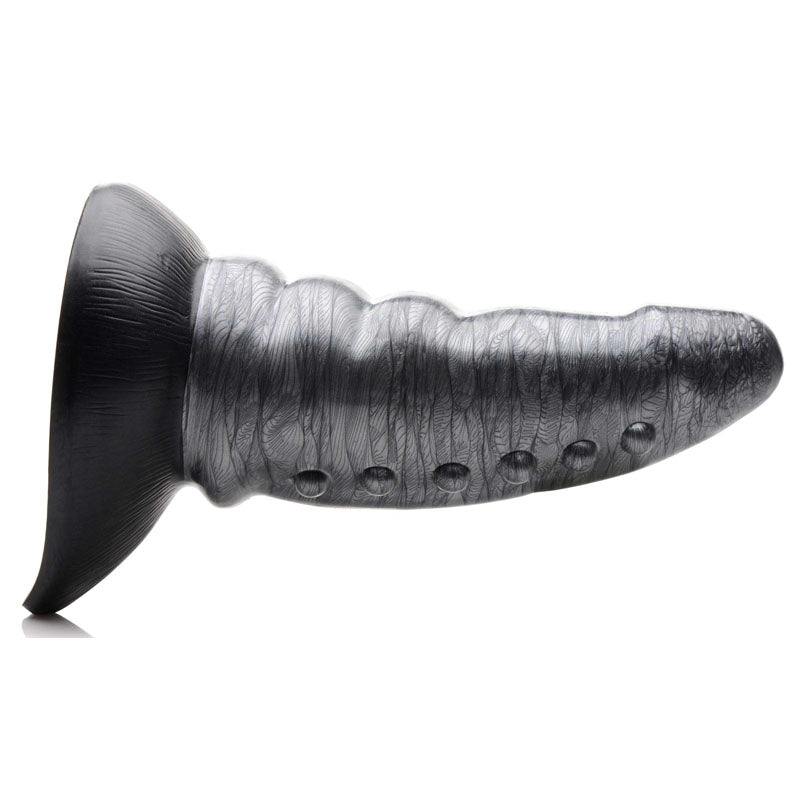 Creature Cocks Beastly Tapered Bumpy Silicone Dildo - Silver 21 cm Bumpy Dildo — view 7