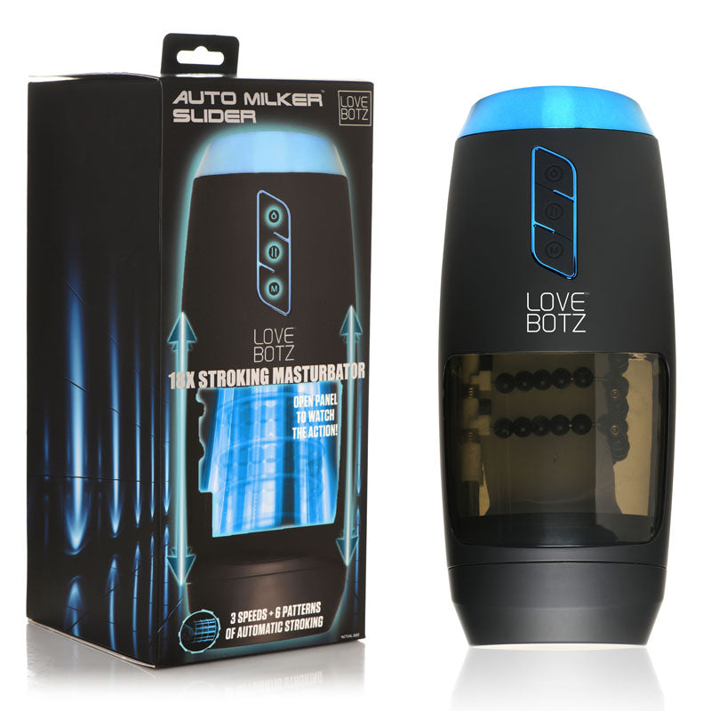 LoveBotz The Milker Slider 18X Stroking Masturbator - Stroking Masturbator buy online Australia