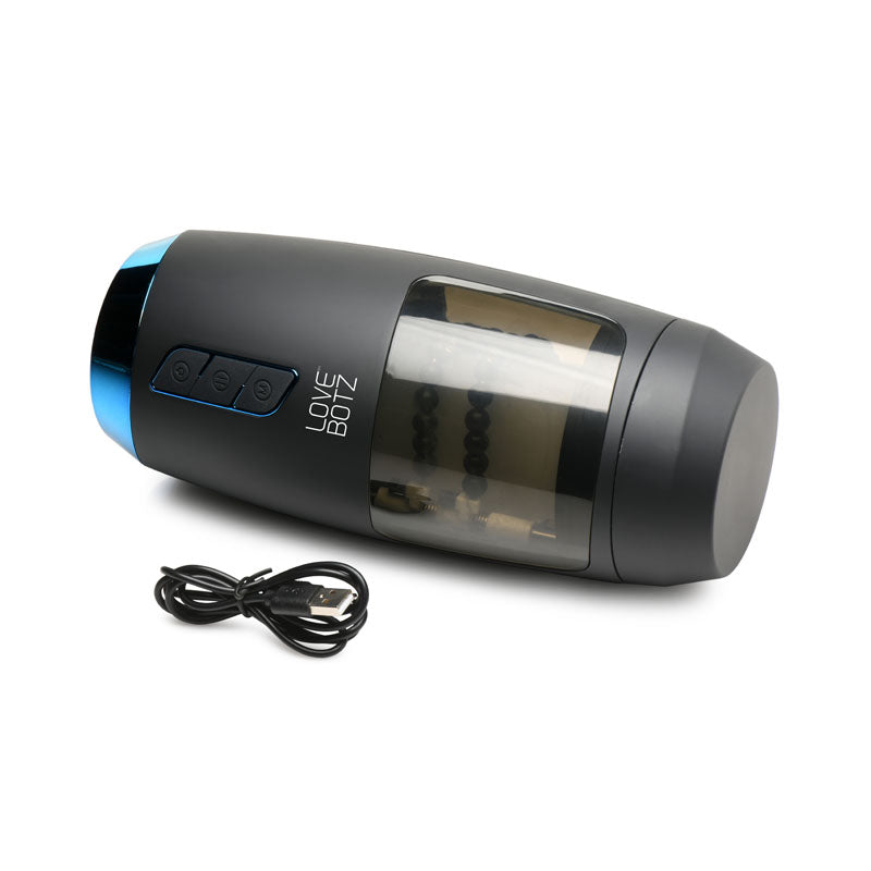 LoveBotz The Milker Slider 18X Stroking Masturbator - USB Rechargeable Stroking Masturbator — view 9