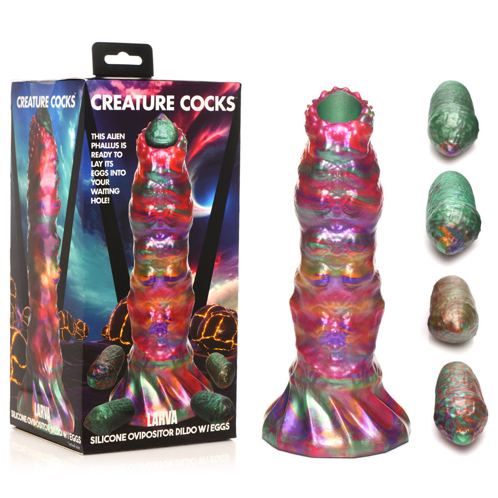 Creature Cocks Larva Silicone Dildo buy online Australia