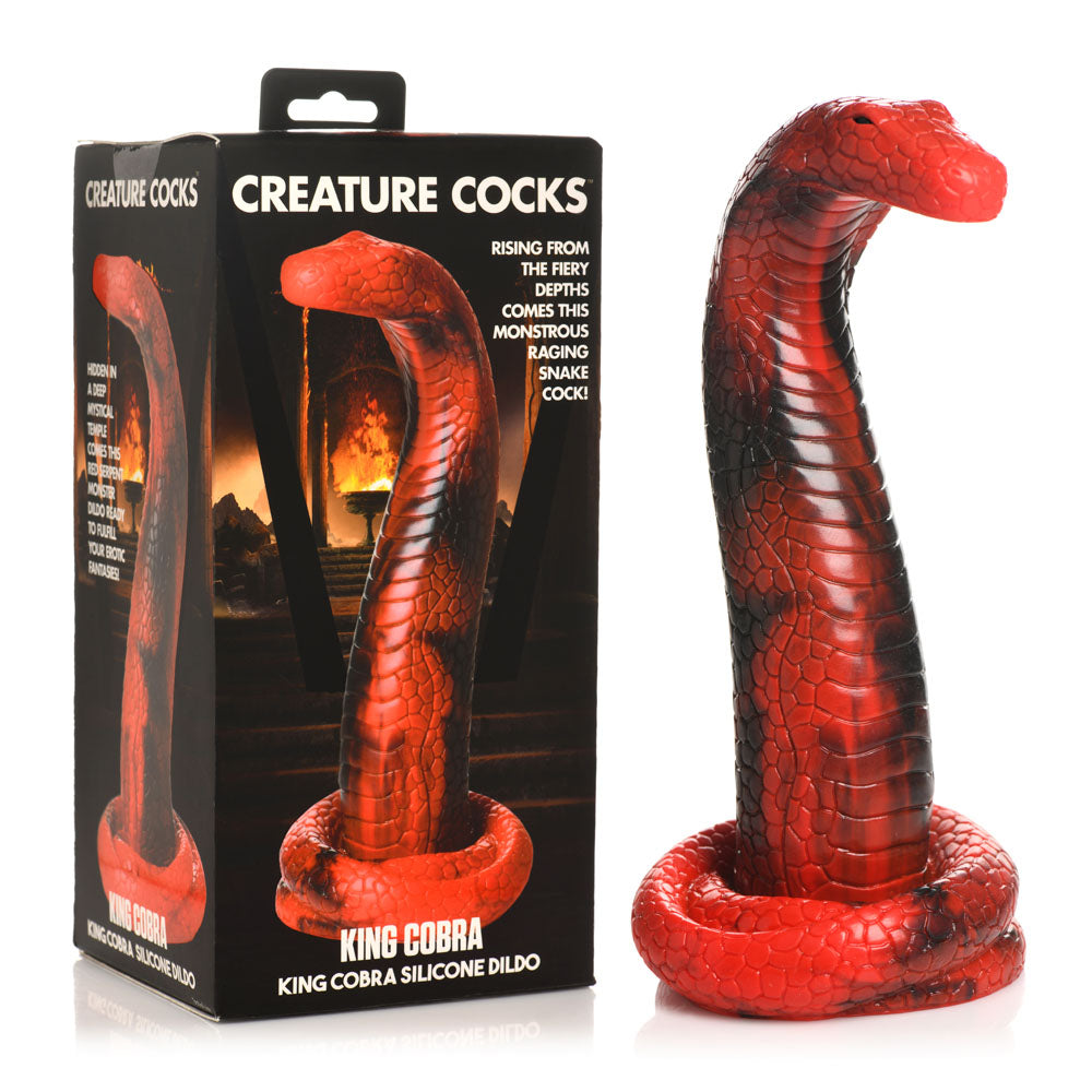Creature Cocks King Cobra Silicone Dildo buy online Australia