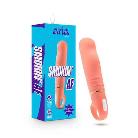Aria Smokin' AF - Coral 15.2 cm Vibrator buy online Australia