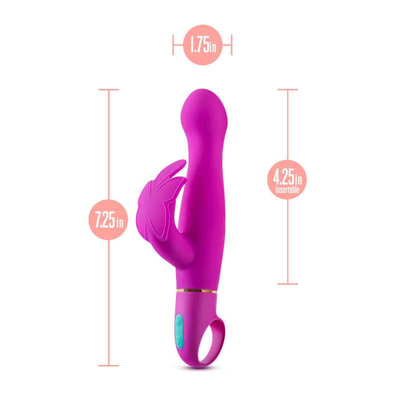 Aria Naughty AF - Plum 18.4 cm Butterfly Vibrator — view 7