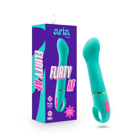 Aria Flirty AF - Teal 16.5 cm Vibrator buy online Australia