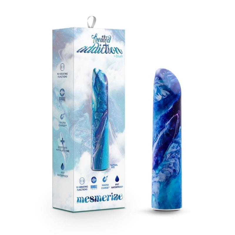 Limited Addiction Mesmerize - Power Vibe - Azure Blue 10.2 cm Bullet buy online Australia