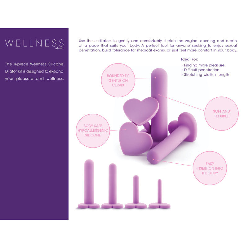 Wellness - Dilator Kit - Purple Vaginal Dilators - Set of 4 Sizes — view 8