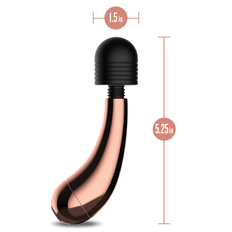 Lush Callie - Rose Gold USB Rechargeable Mini Massager Wand — view 9