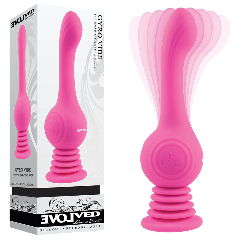 Evolved GYRO VIBE - Pink 24.8 cm Super Vibrator buy online Australia