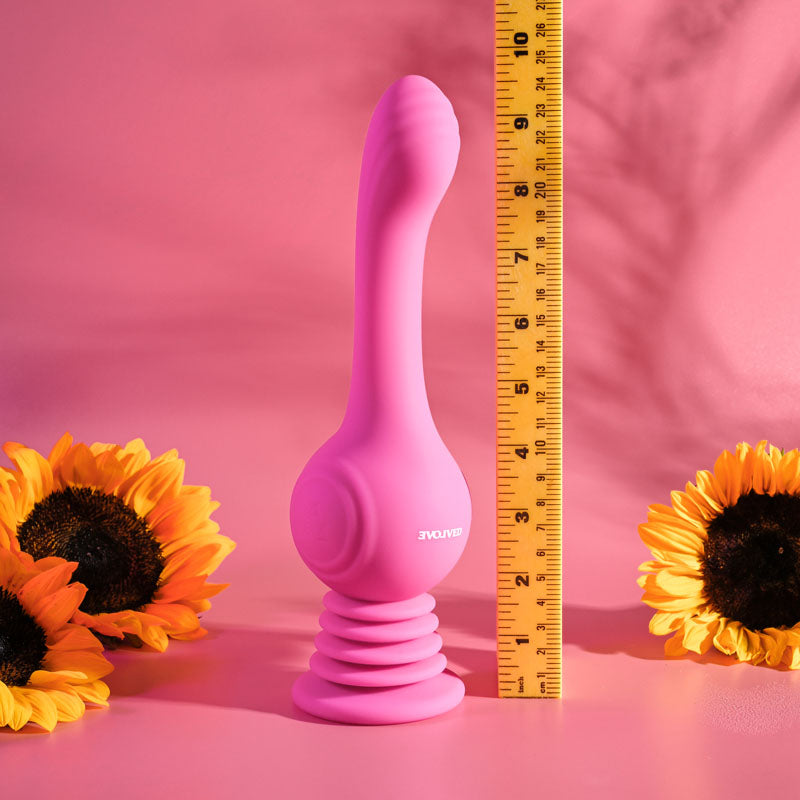 Evolved GYRO VIBE - Pink 24.8 cm USB Rechargeable Super Vibrator — view 7
