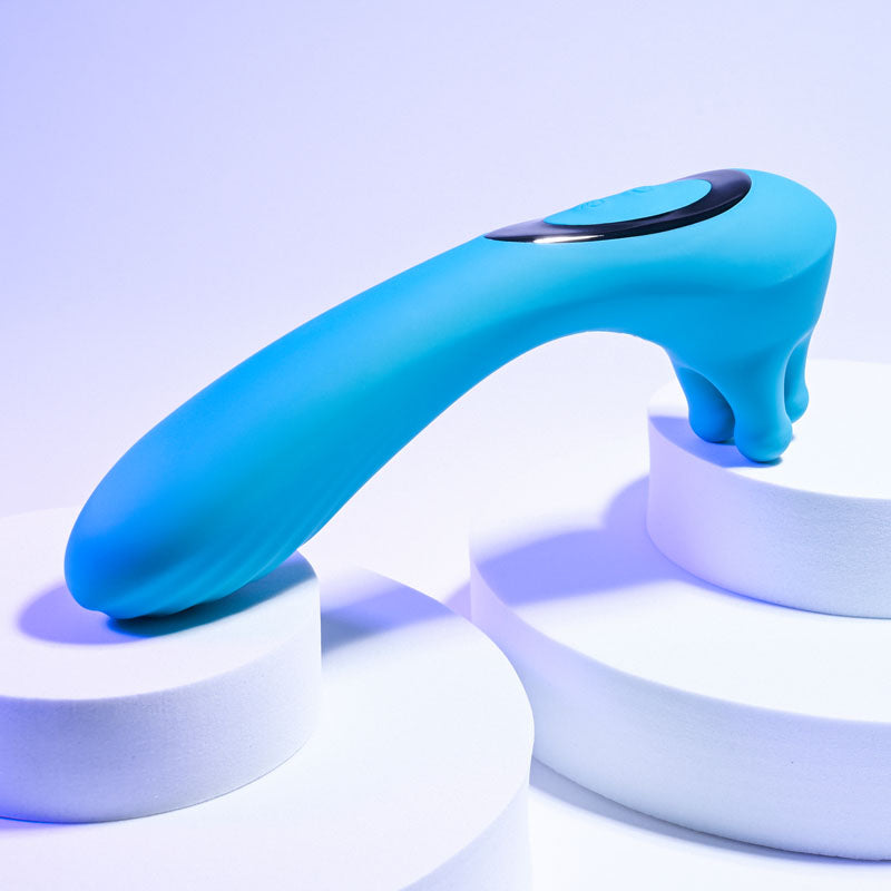 Evolved HEADS OR TAILS - Blue 19.3 cm Dual Ended Massager