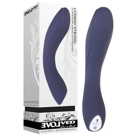 Evolved Coming Strong - Navy Blue 119 cm (7.5'') Vibrator buy online Australia