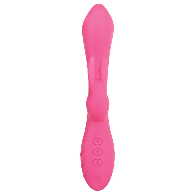 Evolved Bunny Kisses - Pink 20 cm USB Rechargeable Rabbit Vibrator — view 6