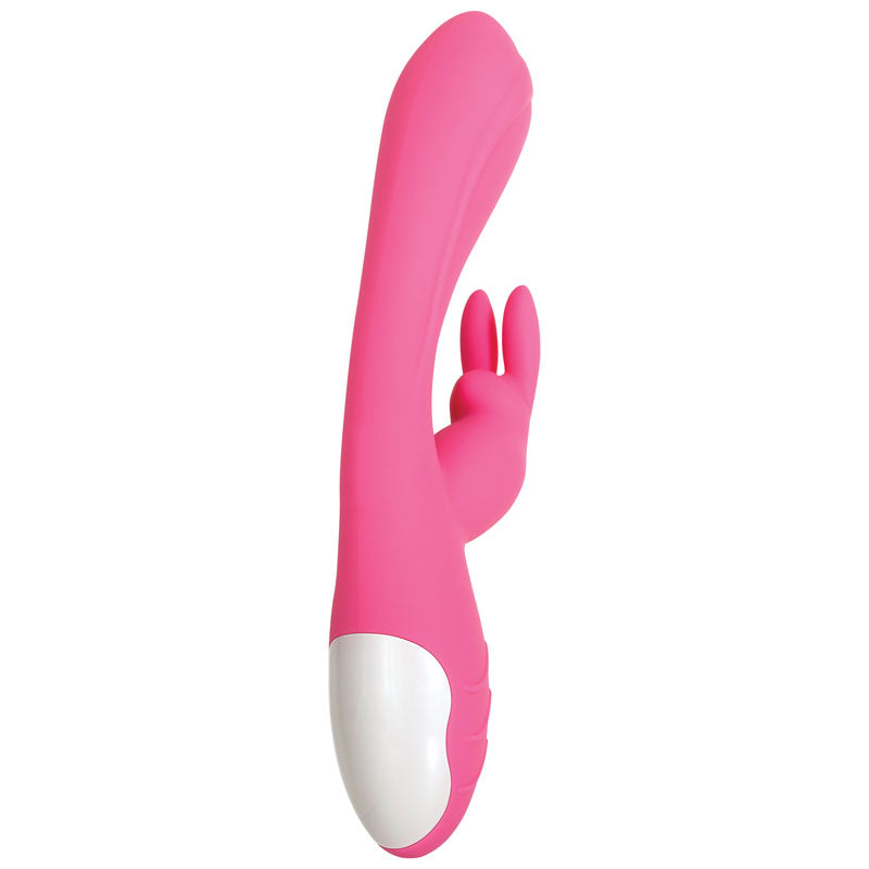 Evolved Bunny Kisses - Pink 20 cm USB Rechargeable Rabbit Vibrator — view 7