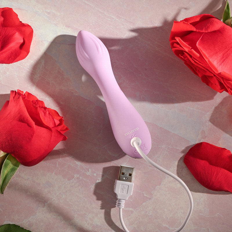 Evolved LILAC G - Lilac 11.5 cm USB Rechargeable Mini Vibrator — view 6