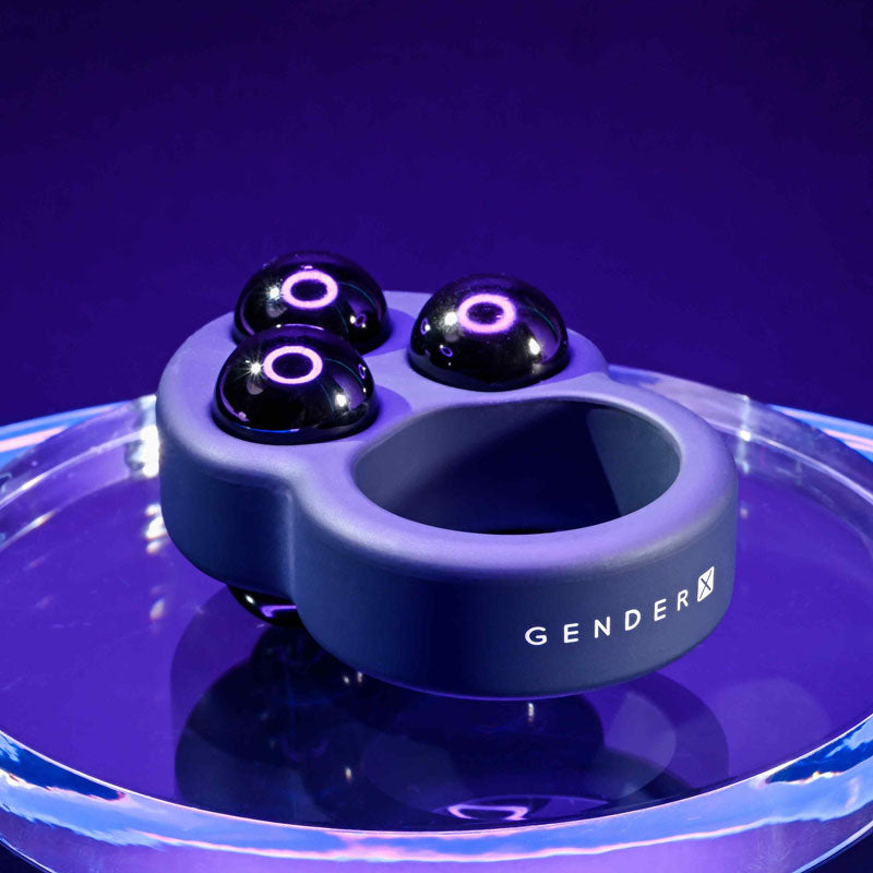 Gender X WORKOUT RING - Black Weighted Cock Ring — view 6