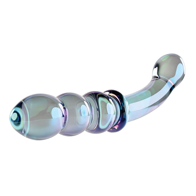 Gender X LUSTROUS GALAXY WAND - Blue/Violet Glass 18.5 cm Double Ended Massager — view 9