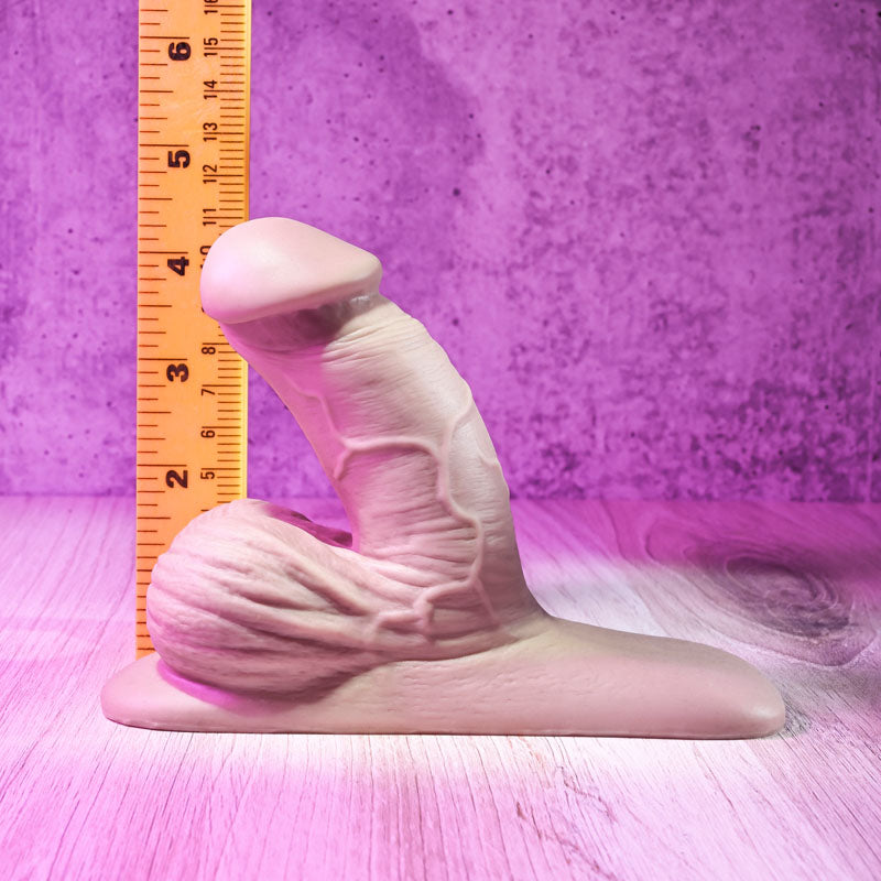 Gender X 4'' SILICONE PACKER LIGHT - Flesh 10 cm Packer — view 6