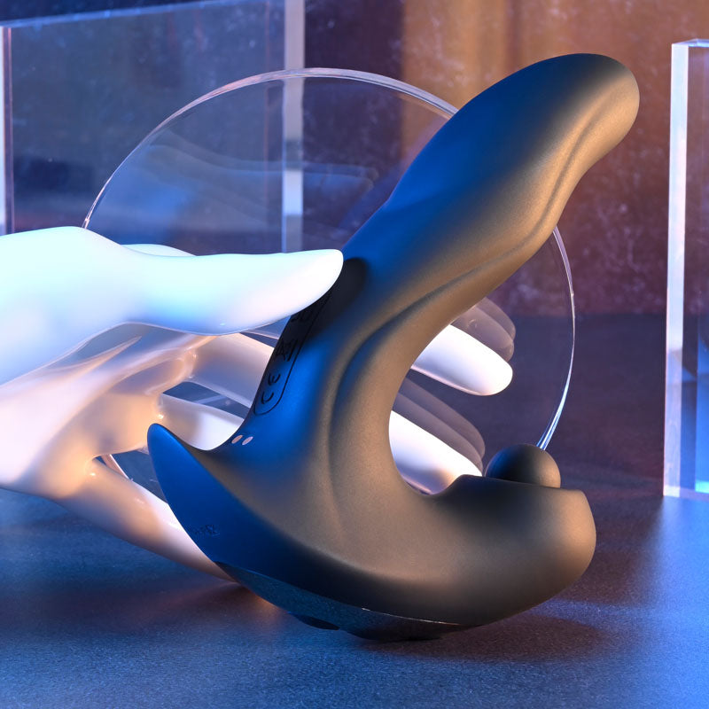 Gender X MAD TAPPER - Black USB Rechargeable Double Tapping Vibrating Massager — view 6