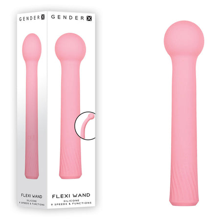 Gender X FLEXI WAND - Pink 16.6 cm Vibrator buy online Australia