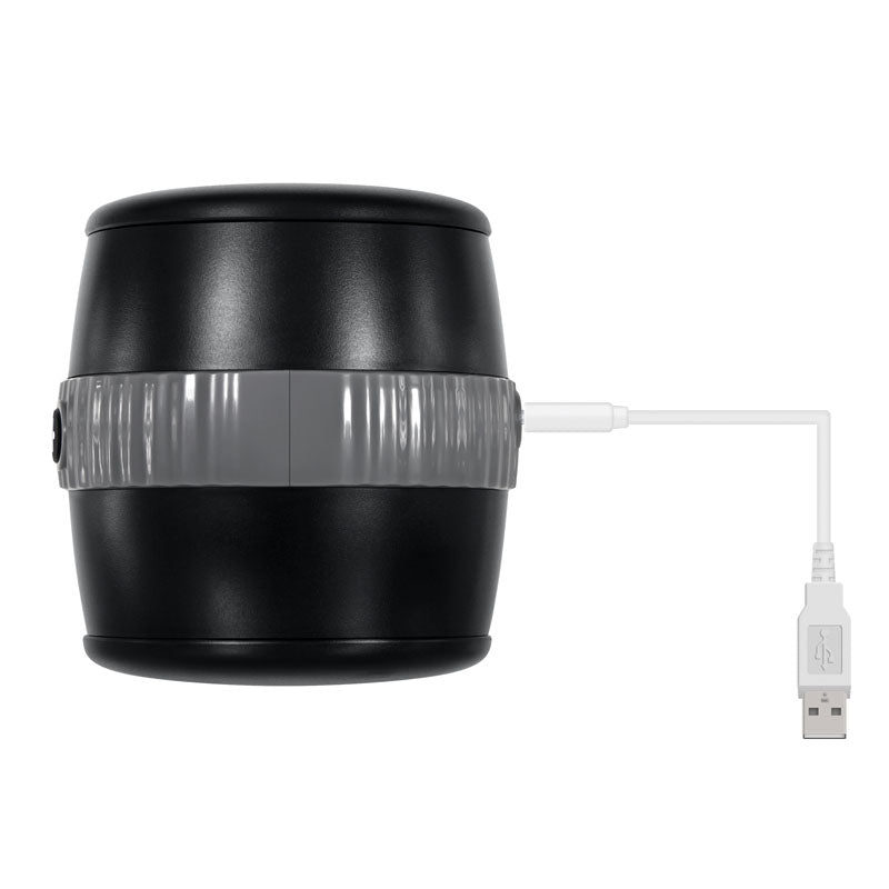Gender X BARREL OF FUN - Black USB Rechargeable Stroker — view 9