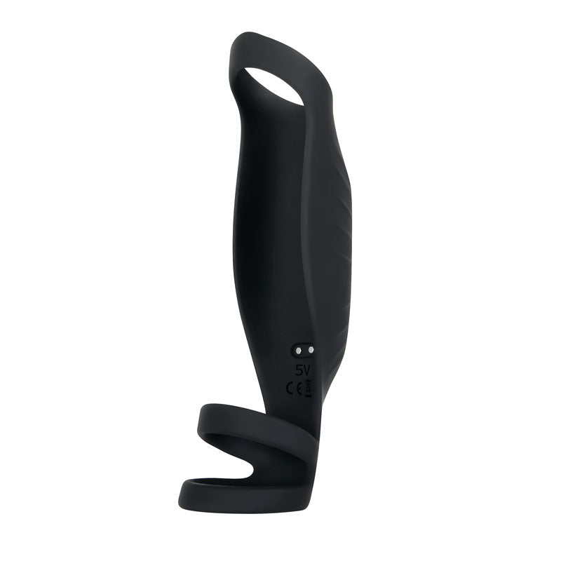 Gender X ROCKETEER - Black Vibrating Penis Sleeve