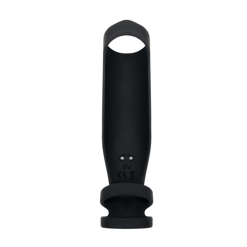 Gender X ROCKETEER - Black USB Rechargeable Vibrating Penis Sleeve — view 8