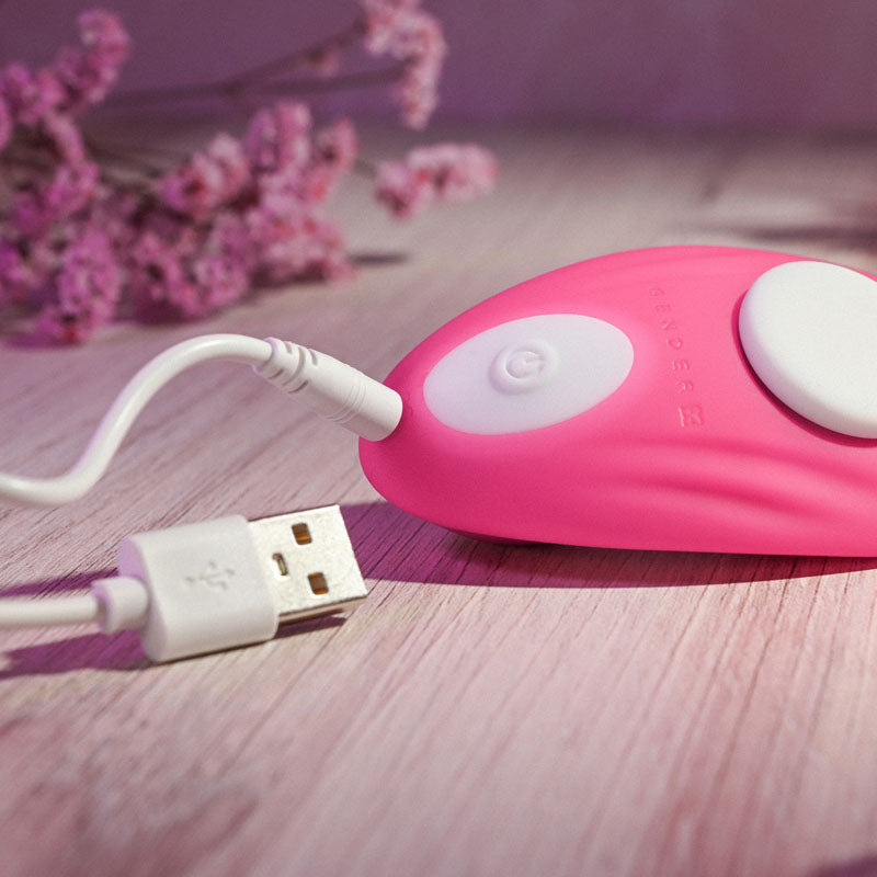 Gender X UNDER THE RADAR - Pink USB Rechargeable Panty Vibe — view 6