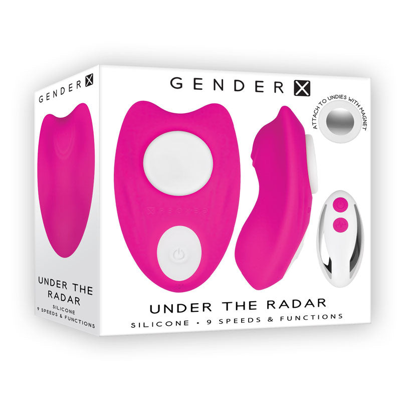 Gender X UNDER THE RADAR - Pink USB Rechargeable Panty Vibe — view 9