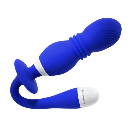Gender X PLAY BALL - Blue 25 cm USB Rechargeable Thrusting & Vibrating Orbs — view 9