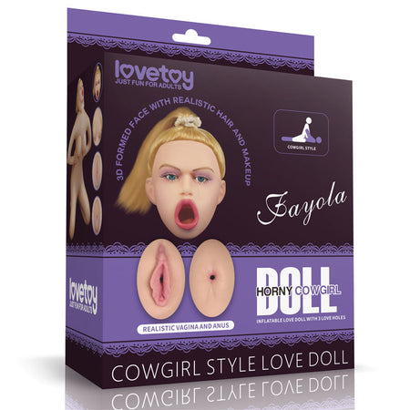 Fayola Horny Cowgirl Doll - Inflatable Love Doll buy online Australia