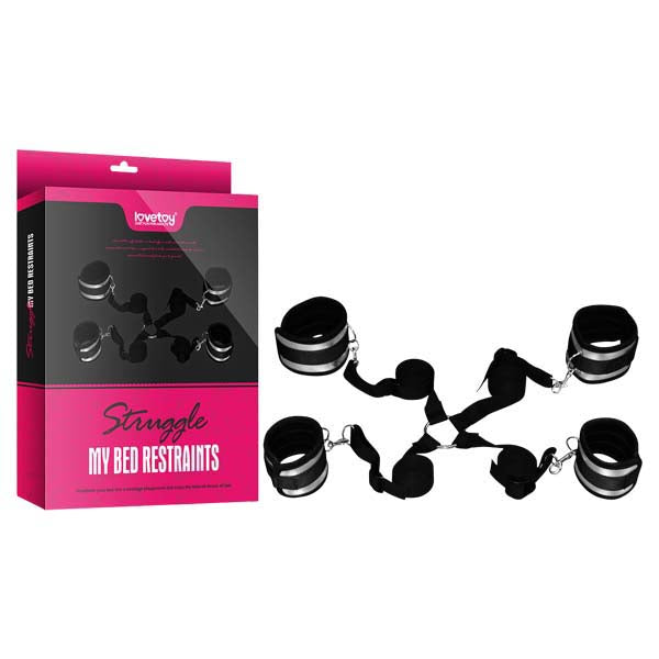 Struggle My Bed Restraints - Wrist & Leg Cuffs Kit buy online Australia