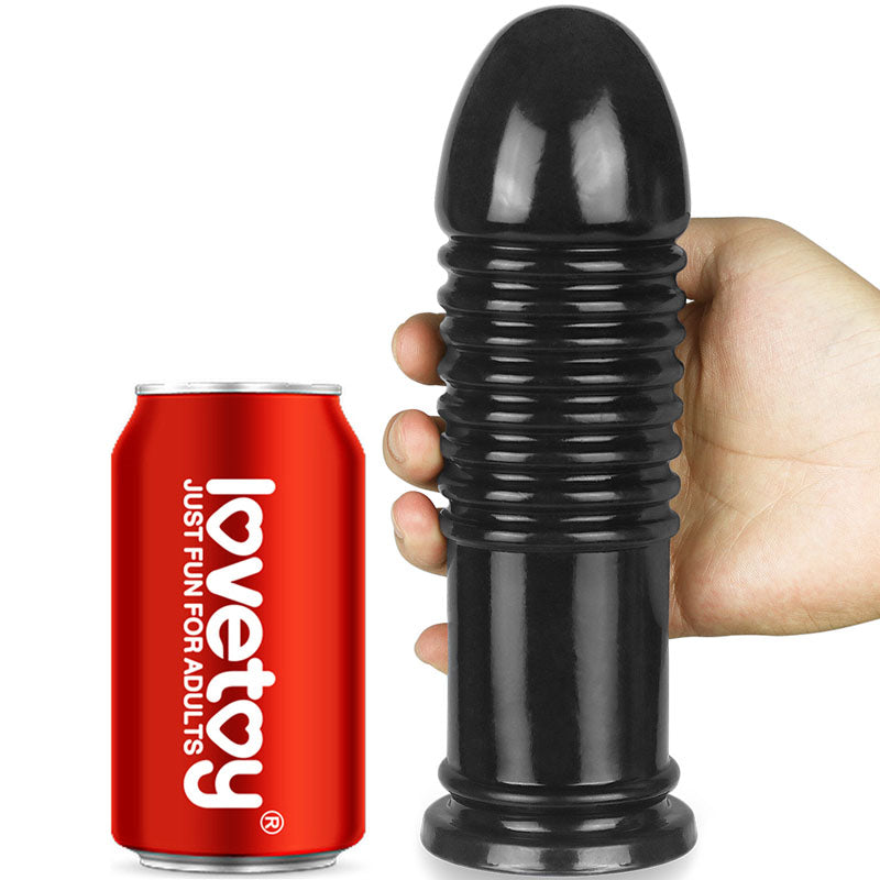 King Sized 8'' Anal Bumper - Black 22.5 cm Mega Butt Plug — image 4