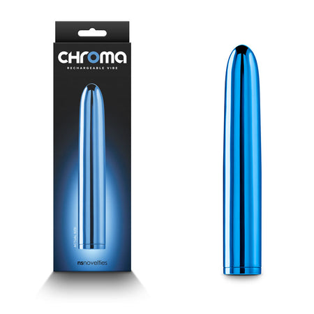 Chroma - Blue - Metallic Blue 17 cm Vibrator buy online Australia