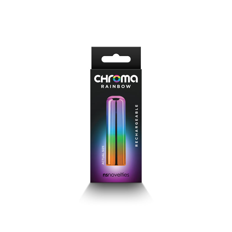 Chroma Rainbow - Small - Metallic Rainbow 6.8 cm USB Rechargeable Bullet — image 4