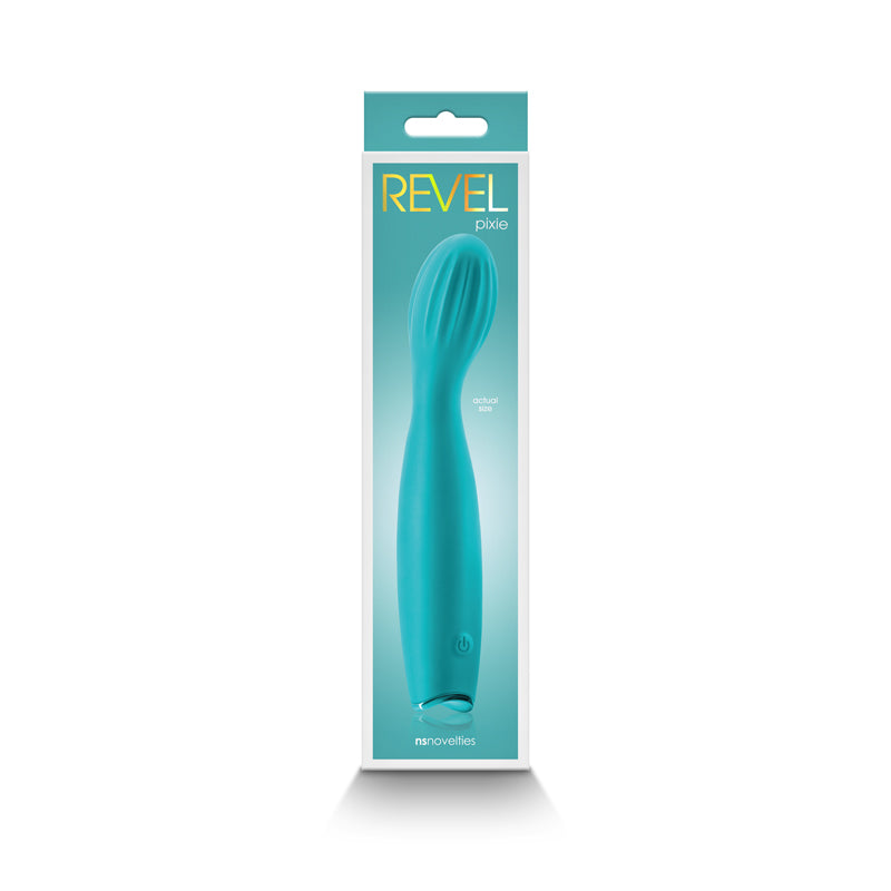 Revel Pixie - Teal - Teal 17.3 cm Vibrator