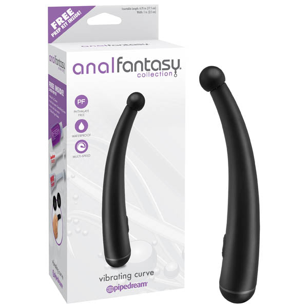 Anal Fantasy Collection Vibrating Curve - Black 17.1 cm (6.75'') Anal Vibrator buy online Australia