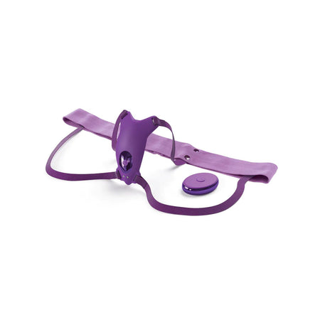 Fantasy For Her Ultimate Butterfly Strap-On - Purple Strap-On Stimulator