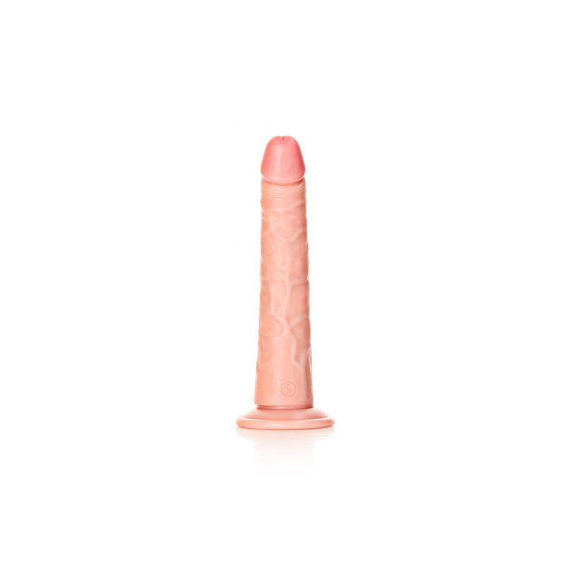 REALROCK Realistic Slim Dildo with Suction Cup - Flesh 20.5 cm (8'') Dong