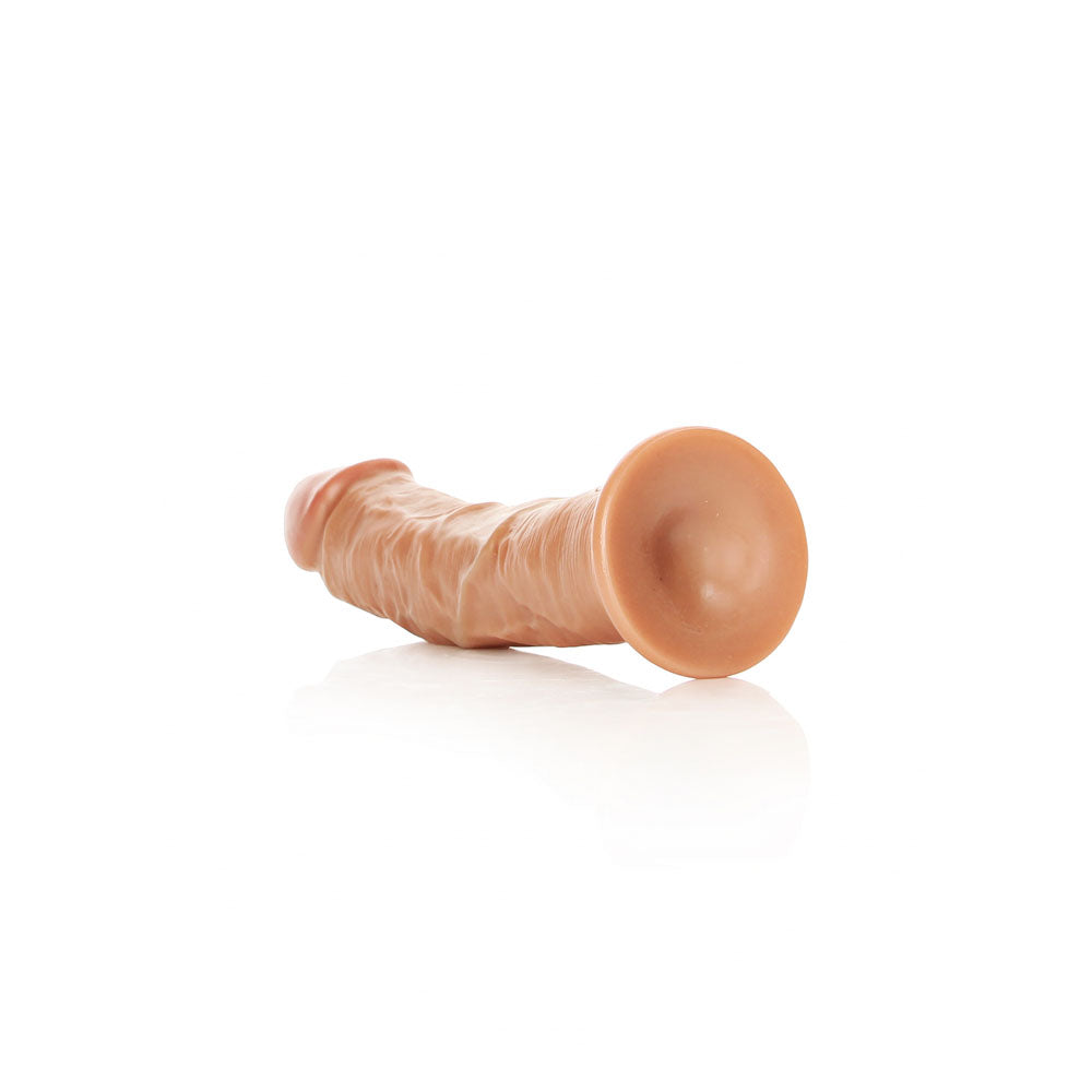 REALROCK Realistic Regular Curved Dildo with Suction Cup - 18 cm — view 6