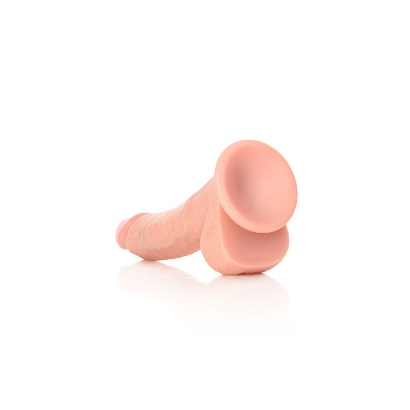 REALROCK Realistic Regular Curved Dong with Balls - 20.5 cm - Flesh 20.5 cm (8'') Dong — view 6