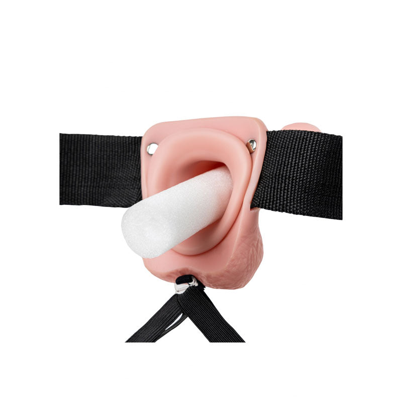 Hollow Strapon with Balls - 9in / 23 cm -