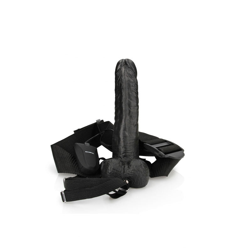 Vibrating Hollow Strapon with Balls - 7i -